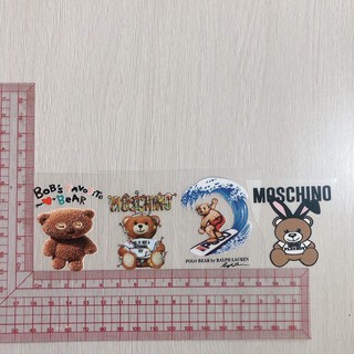 sticker hình ủi nhiệt gấu ( chọn ngẫu nhiên)