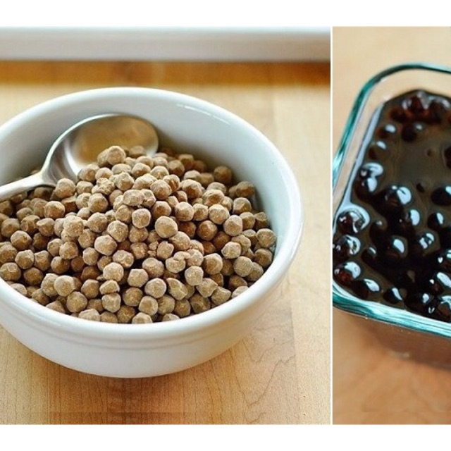 Trân châu đen Caramel Đài Loan loại ngon nhất. Gói 200g, 500g