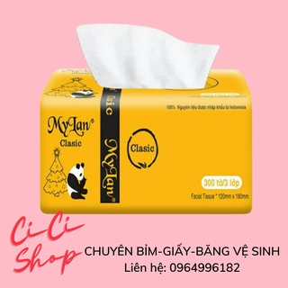 Gói giấy ăn gấu trúc my lan việt nam 300 tờ / 1 gói