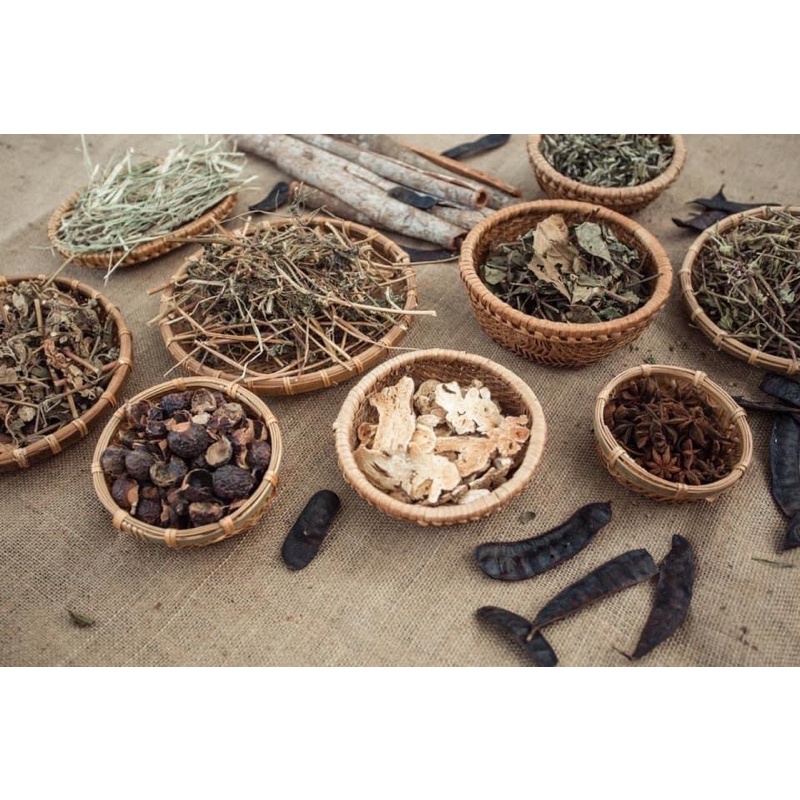 Xông mặt thảo dược 100gr - làm sạch da , thông thoáng lỗ chân lông , ngừa mụn , trắng da handmade