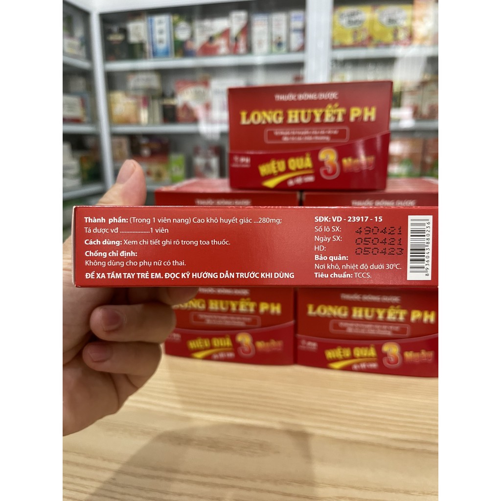 Long huyết PH - Tan bầm tím, giảm phù nề, mau lành vết thương