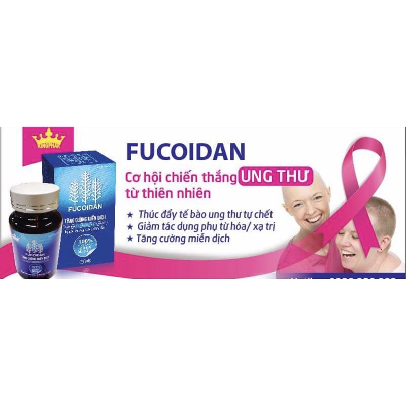 Viên uống FUCOIDAN  Kingphar - Hỗ Trợ Điểu Trị Ung thư (Hộp 30 viên)