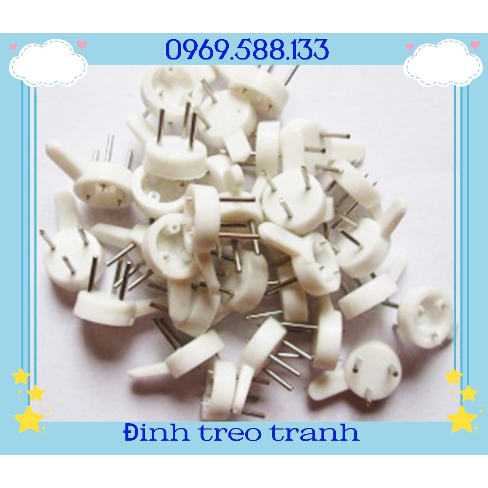 Móc và đinh treo khung ảnh, đinh treo tranh tường giá rẻ