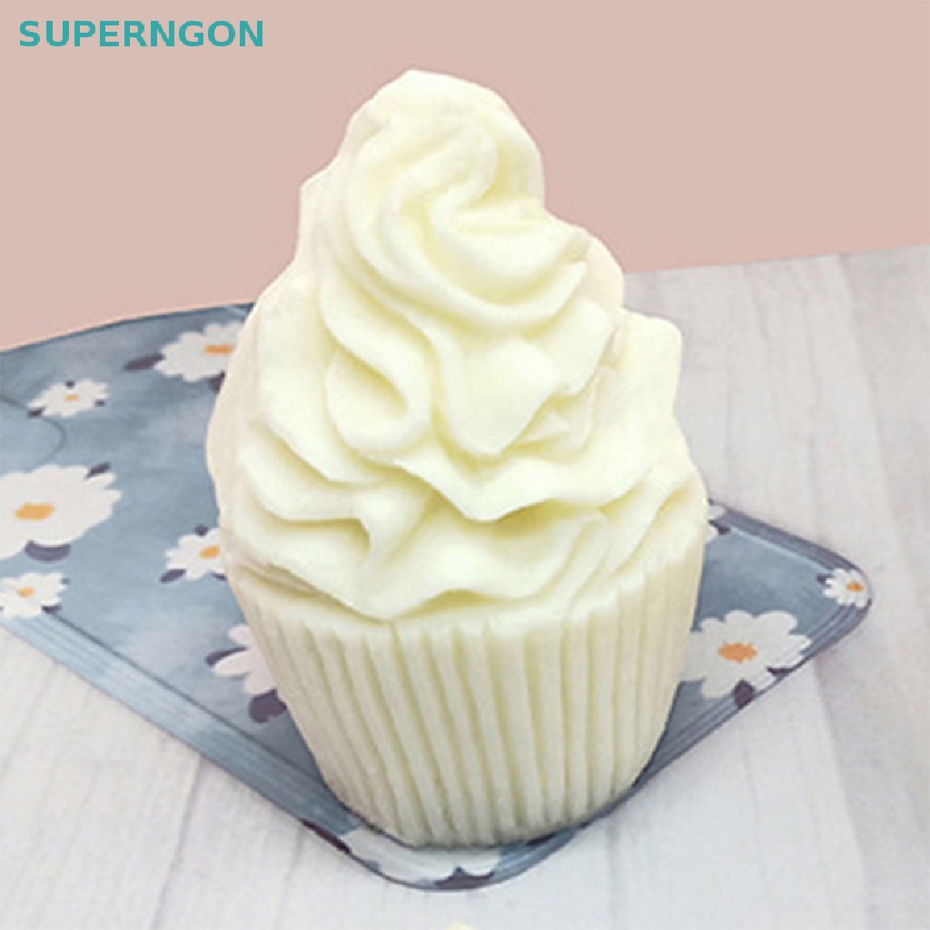 Khuôn Silicone Làm Bánh Tạo Hình Ly Kem 3D Độc Đáo Tiện Dụng DIY