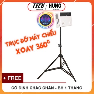 [XOAY 360 – ĐỘ CHỊU LỰC 25KG] Chân tripod máy chiếu xoay 360 độ – Tripod giá đỡ máy chiếu điện thoại – Dài 2.1m