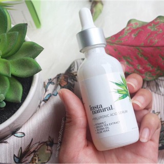 Tinh chất cấp nước sáng da Insta Natural hyaluronic acid serum (serum cấp nước trắng da instanatural) - Chính hãng