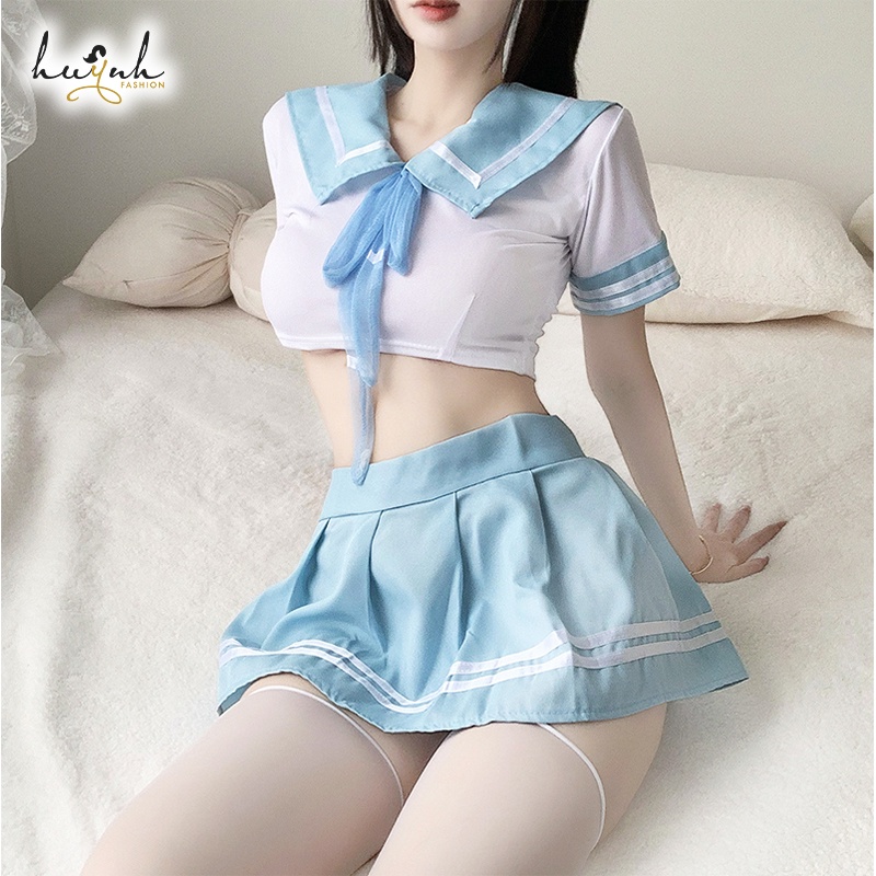 Đồ Ngủ Hoá Trang Nữ Sinh Nhật Bản Sexy Cosplay - CO03a