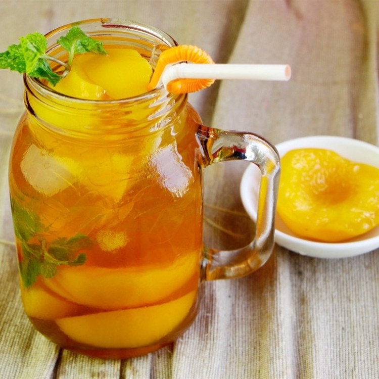 Đào ngâm Boddob Thái Lan hộp 820g