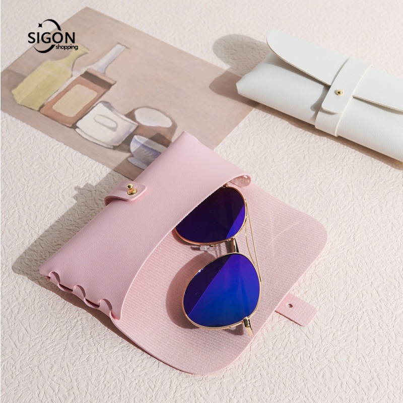 Túi Da Đựng Kính Mát Gọn Nhẹ Tiên Tiến Nhiều Màu Tùy Chọn