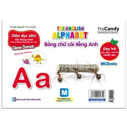 Flashcard - Dạy Trẻ Theo Phương Pháp Glenn Doman - Bảng Chữ Cái Tiếng Anh