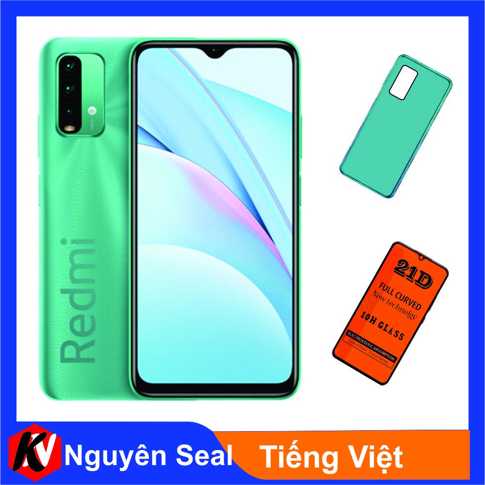 Điện thoại Xiaomi Redmi Note 9 4G LTE (4GB/128GB) + Cường lực full màn hình - Hàng Nhập Khẩu | WebRaoVat - webraovat.net.vn