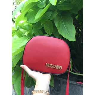 SIÊU PHẨM TÚI ĐEO CHÉO MOSCHINO (2 MÀU: ĐỎ/ĐEN) - ẢNH THẬT 100%