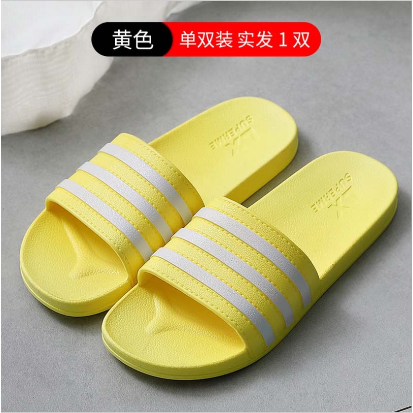 Dép đi trong nhà, mang trong văn phòng, nhà tắm, Dép quai ngang 3 sọc, nhựa siêu bền chống trơn trượt ShopDep DNL26