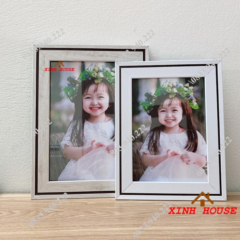 Khung ảnh để bàn 15x21 tiệc cưới mẫu đẹp - Khung Ảnh Treo Tường - Bảo hành gãy, vỡ