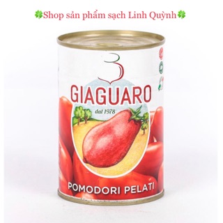 Cà Chua Nguyên Trái Lột Vỏ Ý Giaguaro 400g - Nhập khẩu chính hãng