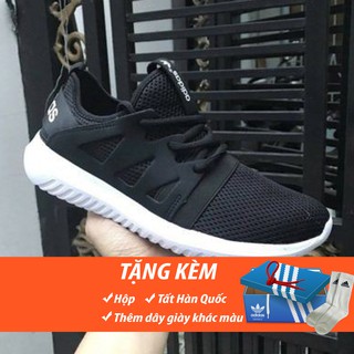 Giày Tubular đen trắng nam nữ giá rẻ