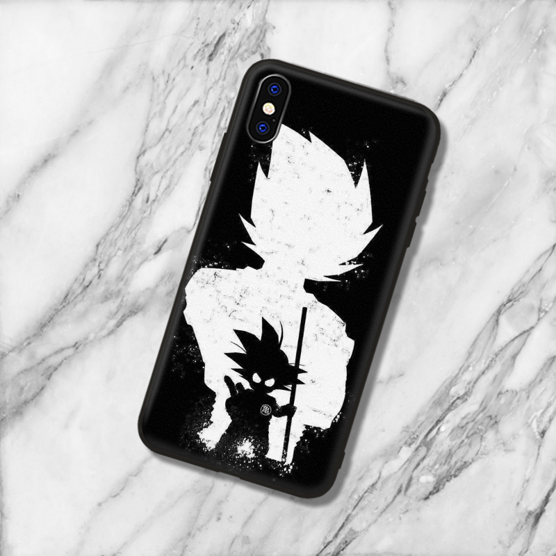 Ốp điện thoại mềm hình Dragon Ball Goku cho iPhone 4 4S 5 5S 5C SE SE2 2016 2020 6 6S Plus XR