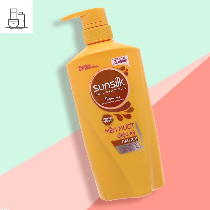 Dầu Gội Sunsilk Óng Mượt Rạng Ngời 650g