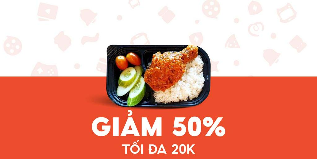 - Shilin - Giảm 20K Cơm đùi gà cay sốt thái