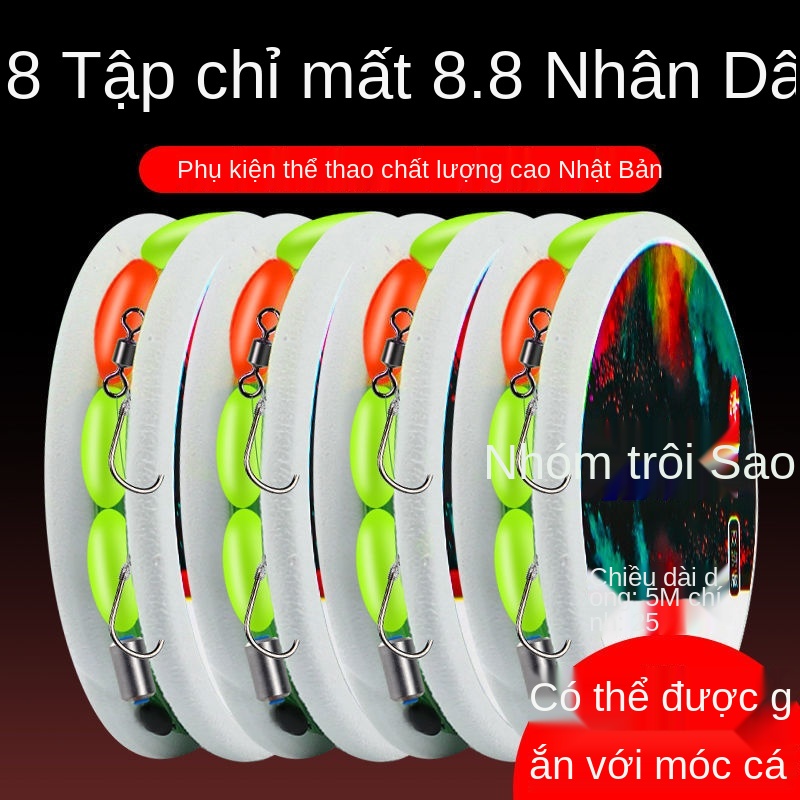 ☂Câu cá truyền thống Bộ dây câu nổi bảy sao Bộ đôi móc câu nổi Bảy sao nổi bộ dây câu cá nổi Bộ câu cá nổi Bộ hoàn chỉnh