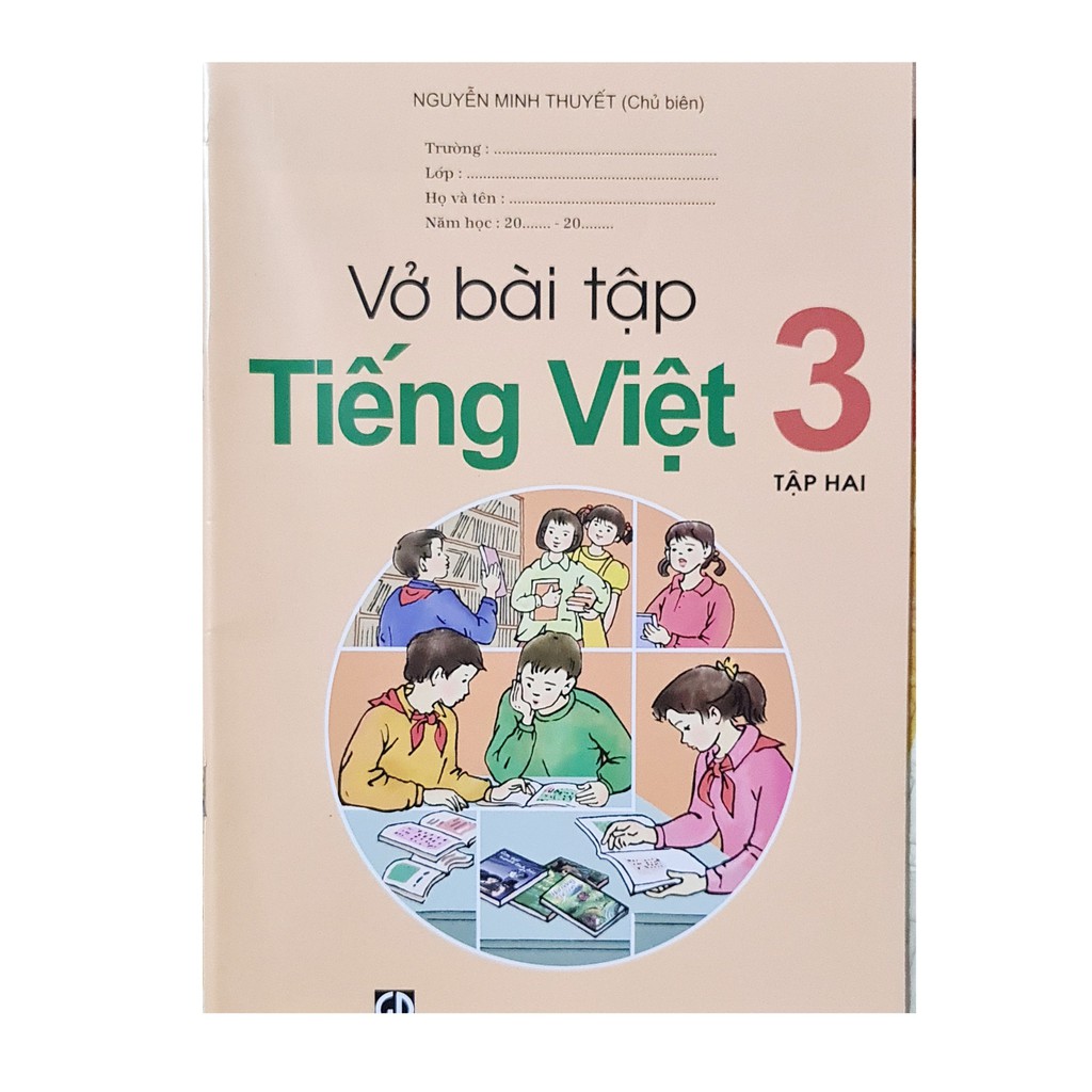 Sách - Vở Bài Tập Tiếng Việt lớp 3 tập 2  + 1 bút chì ( Sách giáo khoa )