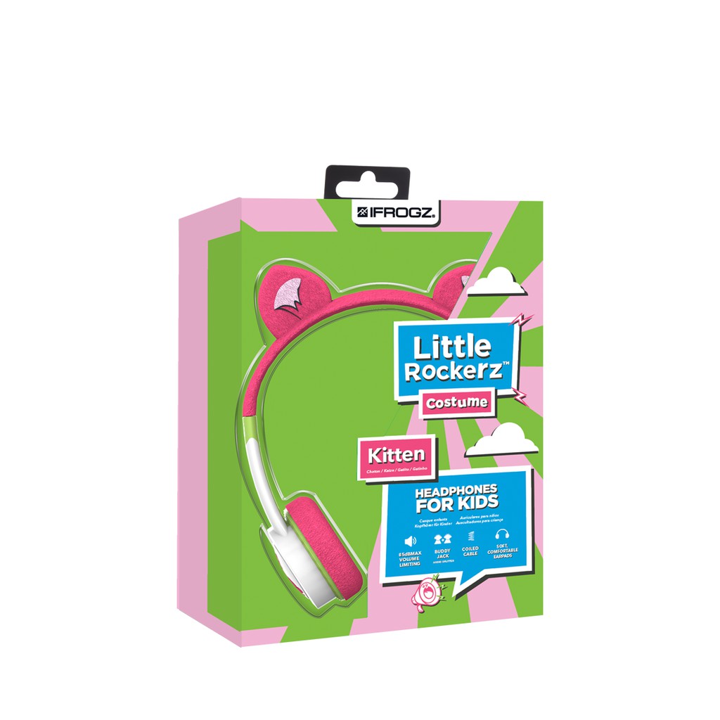 Tai nghe iFrogz Headphone-Little Rockerz Costume có dây dành cho trẻ em - hàng chính hãng