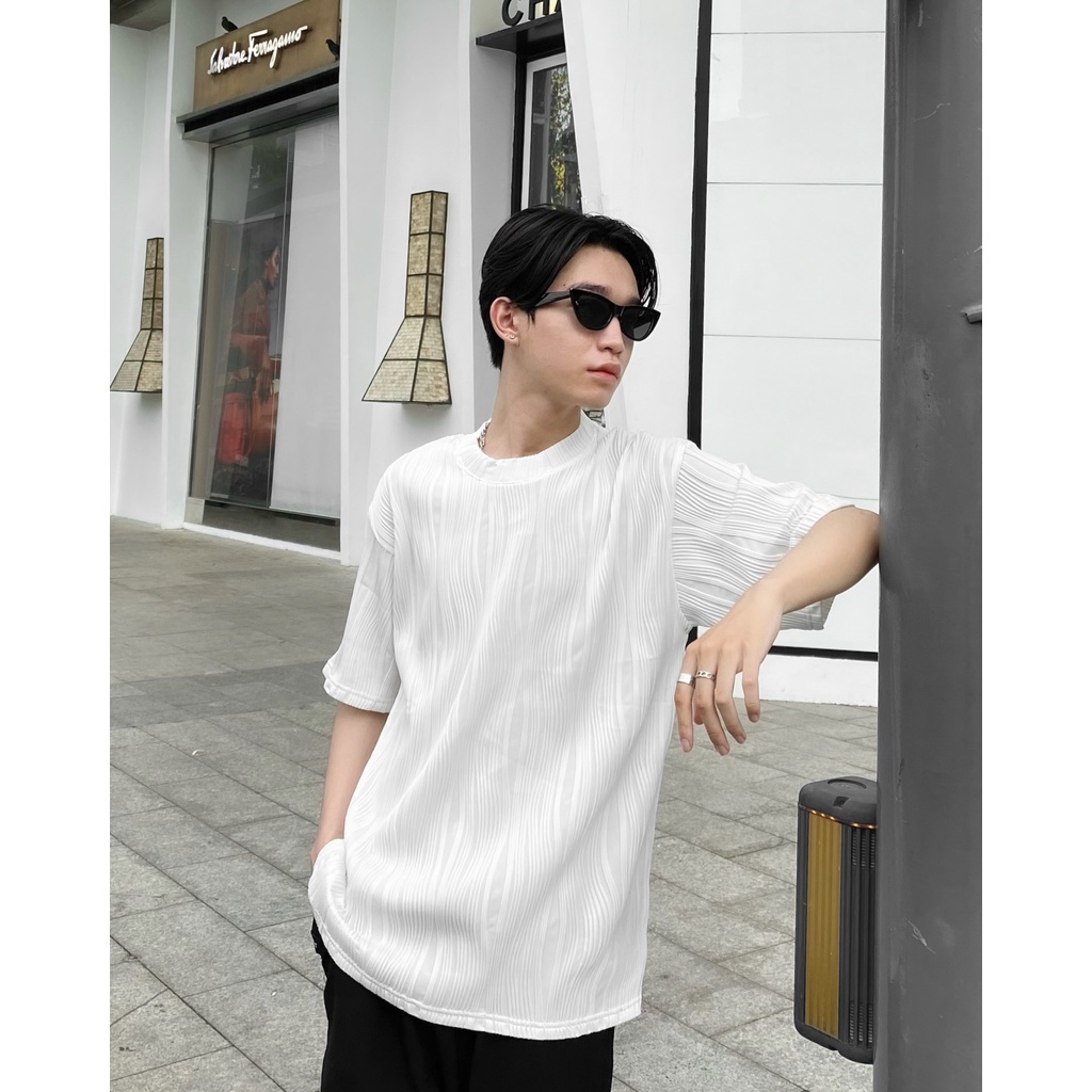 Áo Phông Oversize Wavy, Áo phông chất liệu 100% cotton co giãn 2 chiều, Local Brand ODIN CLUB