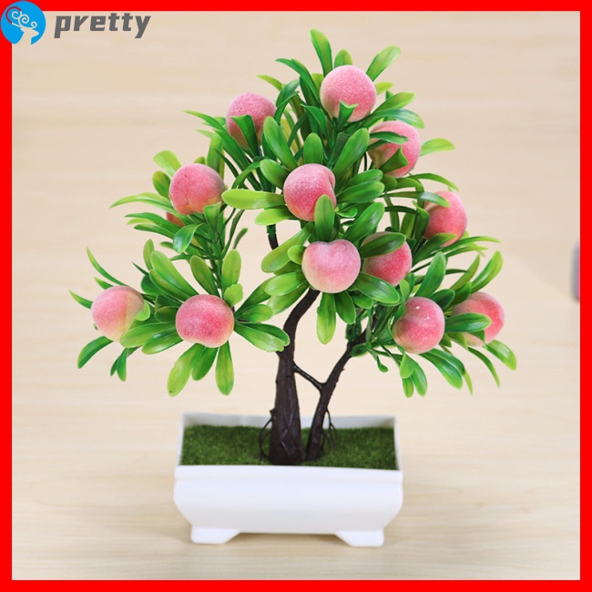 Chậu cây giả bằng xốp dùng trang trí phòng khách