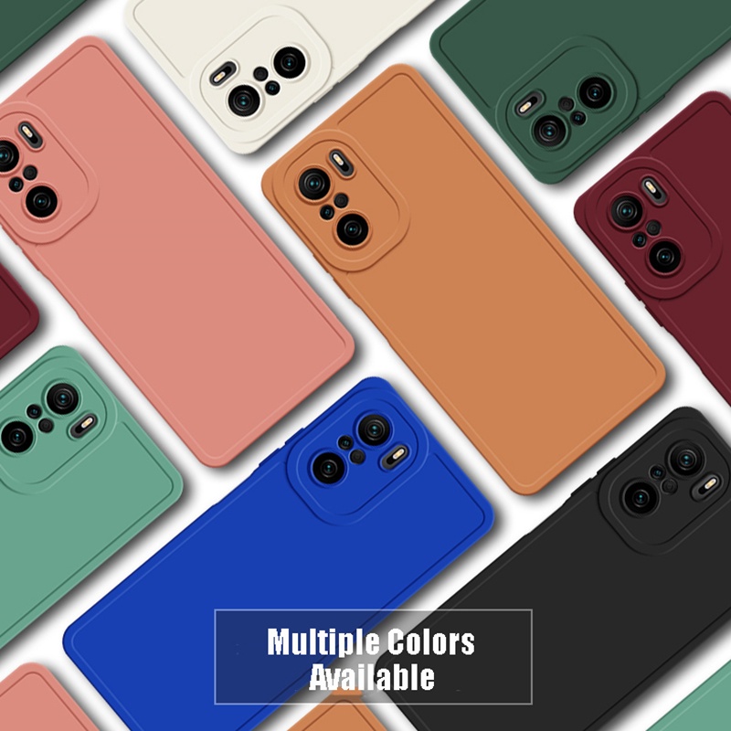 Ốp Điện Thoại Silicon Dẻo Màu Trơn Thời Trang Cho Xiaomi Poco X3 Pro NFC X3 GT Poco X2 F2 F3 M3 M4 Pro