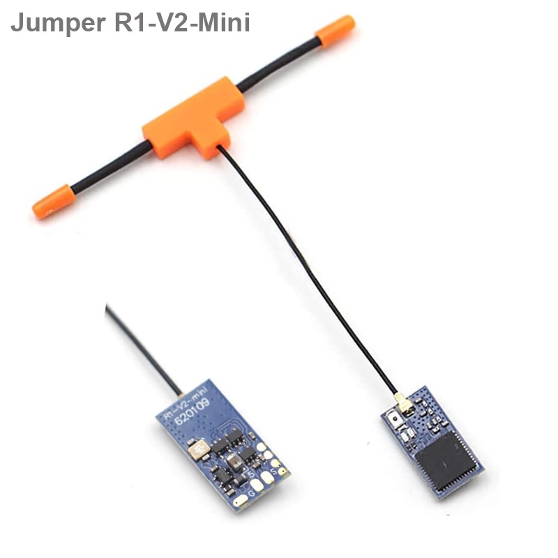 Thiết Bị Nhận Tín Hiệu Jumper R1 V2 Mini 2.4GHz 16CH Tương Thích FrSky D16 XM + RXSR SBUS Jumper T-Lite T18 T16 T12 T8SG Cho Máy Bay Điều Khiển Từ