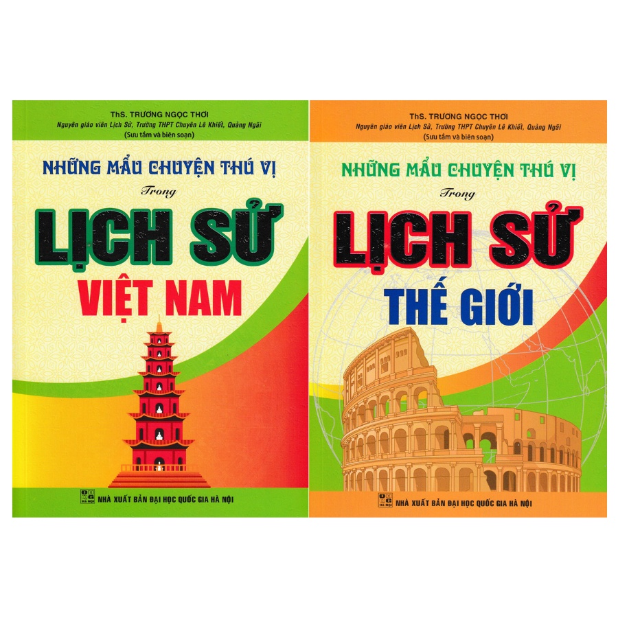 Sách - Combo Những Mẩu Chuyện Thú Vị Trong Lịch Sử Việt Nam &amp; Thế Giới (Bộ 2 Cuốn)