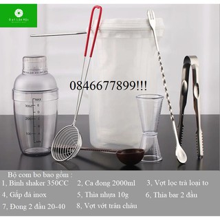 Bộ combo dụng cụ pha chế 8 món-HOT!!!!