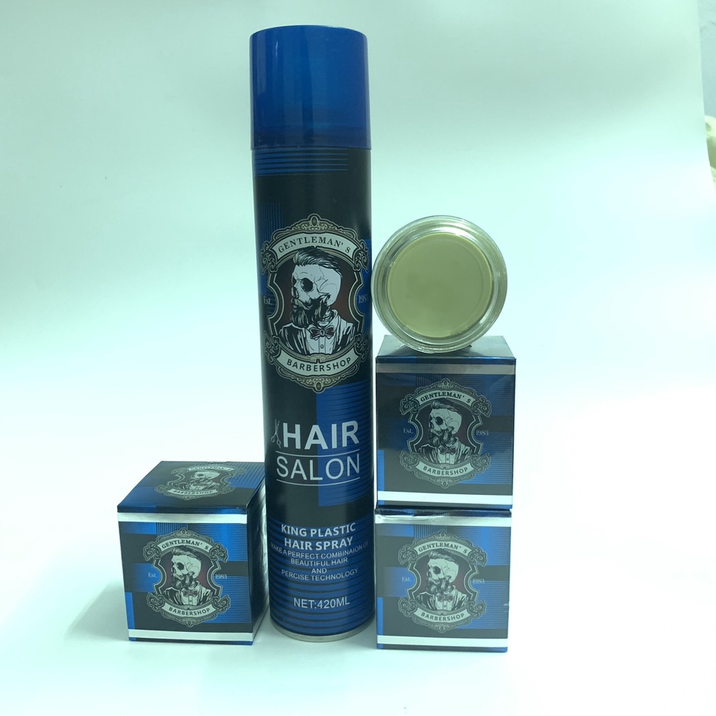 Sáp Tạo Kiểu Tóc Nam Hair Salon Variety Styling Of Retro Pomade . Gôm Xịt Tóc Hair Salon 360 Degrees King Plastic 42