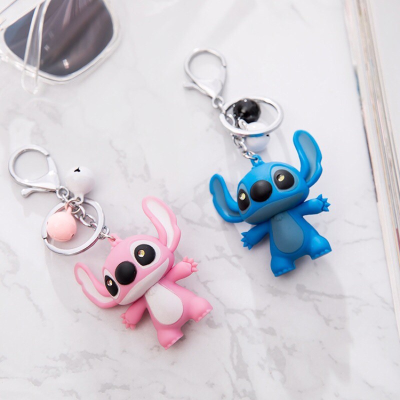 Móc khoá stitch có đèn, chuông