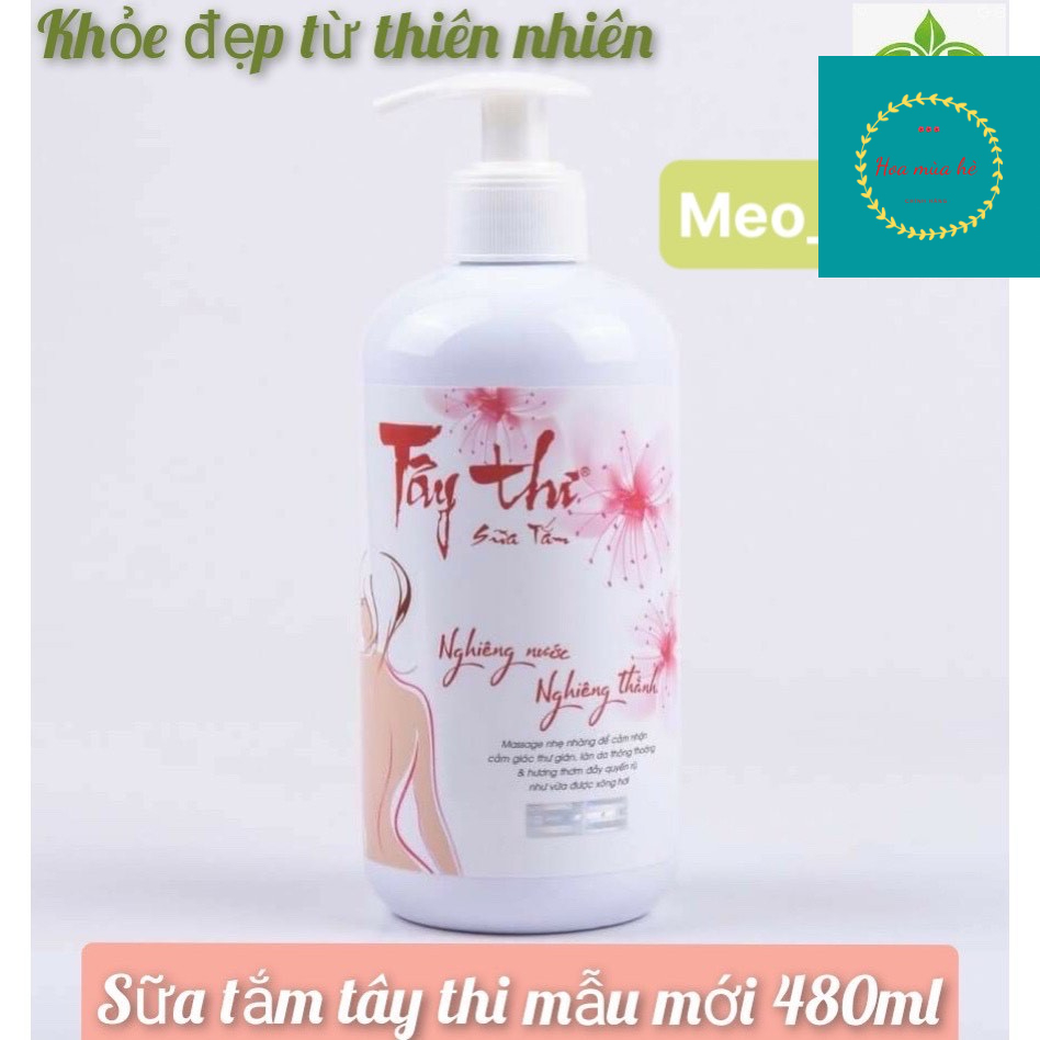SỮA TẮM TÂY THI ( có chai vòi 480ml ) ngừa mụn lưng hiệu quả hàng chính hãng sao thái dương
