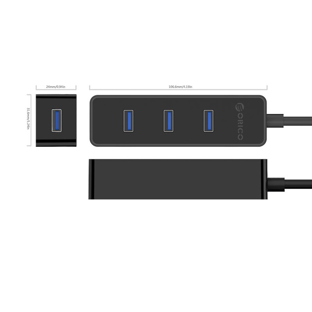 Hub USB 3.0 Orico W5PH4-U3 4 Cổng -