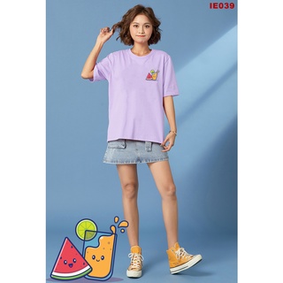 Áo thun Oversize Nam Nữ Menu màu tím