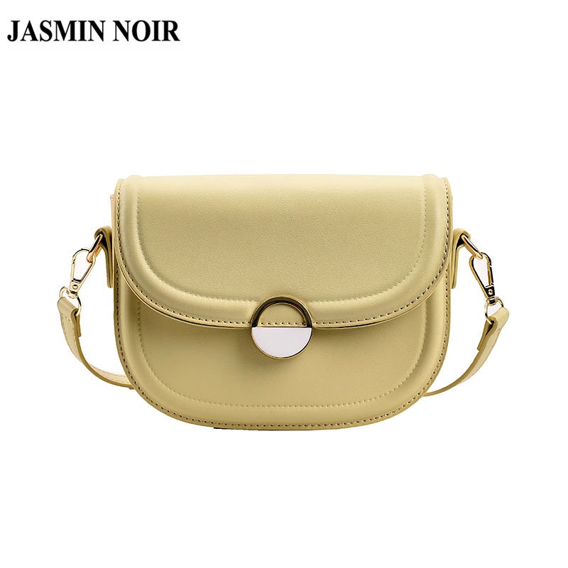 Túi Đeo JASMIN NOIR Chéo Da PU Hình Yên Ngựa Phong Cách Cổ Điển Thời Trang Cho Nữ