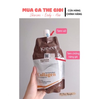 Dầu hấp ủ tóc Kem ủ tóc karseell collagen Maca túi 500ml