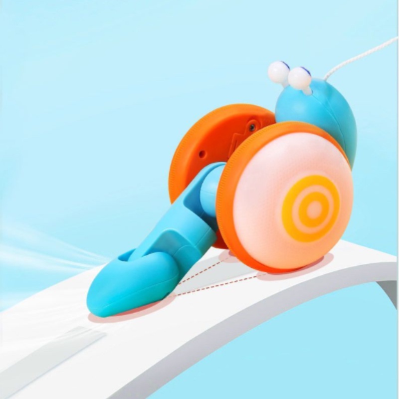 Ốc sên phát sáng phát nhạc vui nhộn dễ thương có thể dắt đi dạo đi chơi