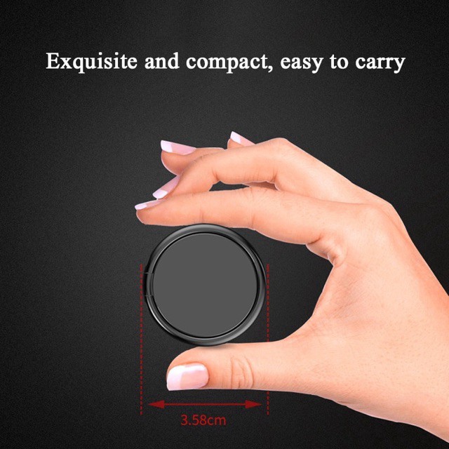 NEW Luxury metal Phone Socket Holder Universal 360º Rotating Finger Ring Stand Magnetic Car Bracket