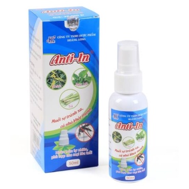 Tinh dầu đuổi muỗi - Anti-In ( Dạng xịt 60ml)