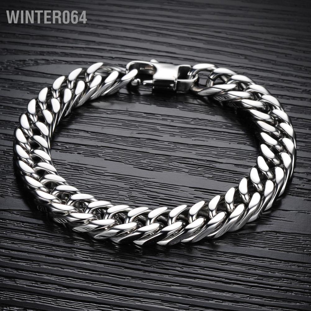 Vòng đeo tay bằng thép titan Nam giới Vòng đeo tay bằng thép titan Thời trang Cổ điển Thanh lịch Trang sức Phụ kiện Quà tặng sinh nhật Winter064