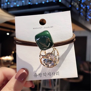 Dây Cột Tóc Cao Su Đính Pha Lê Rỗng
