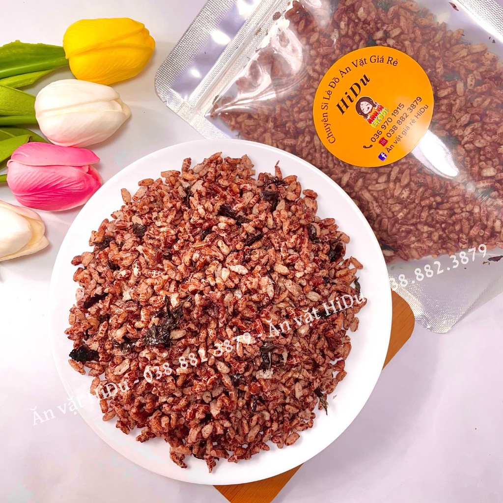 Gạo lứt sấy rong biển HiDu 100gr ăn liền giảm cân