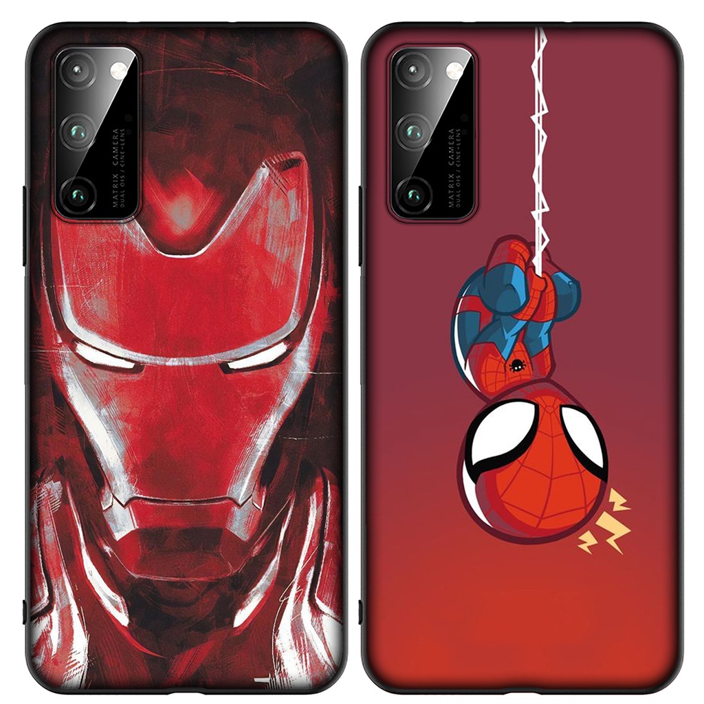 Ốp Điện Thoại Mềm Hình Marvel Iron Man Spider Man Cho Samsung Galaxy J2 J4 J5 J6 J7 Prime J730 J7 Pro Core J8 2018