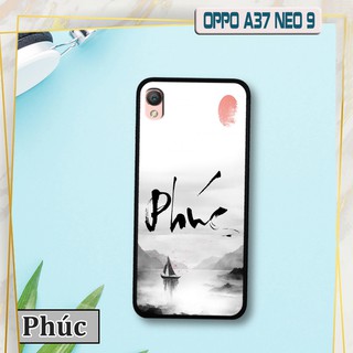 Ốp lưng  Oppo A37-in chữ thư pháp