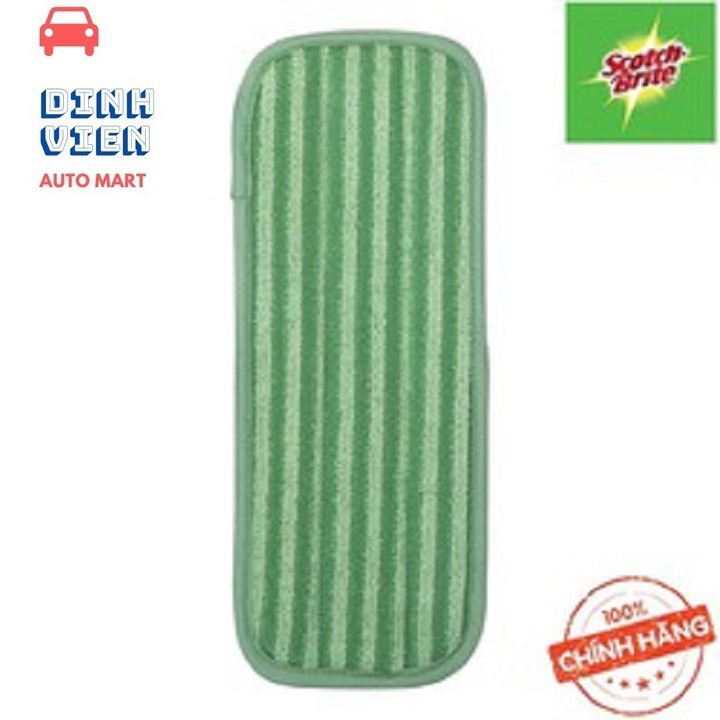 Khăn lau nhà Microfiber cao cấp  Scotch Brite 3M dùng cho cây lau đa năng 3 TRONG 1 .