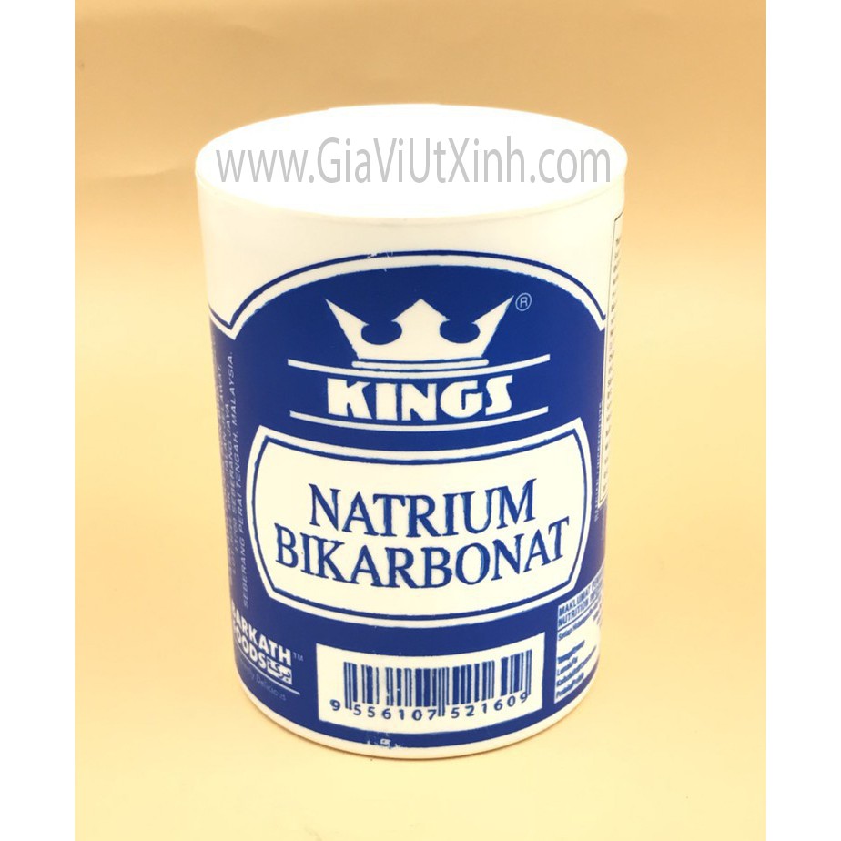 BỘT NỞ BAKING SODA KINGS 100G - MALAYSIA BICARBONATE OF SODA - NATRIUM BIKARBONAT
