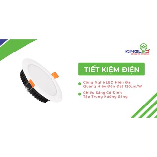 Đèn Âm Trần Ruby 12W - Ø110mm (DL-SS Series) - KINGLED (Hàng Chính Hãng)